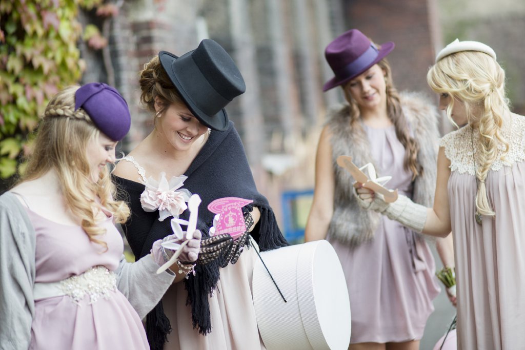 Photo At the train station: Vintage Styling for a Bridal High Tea Party